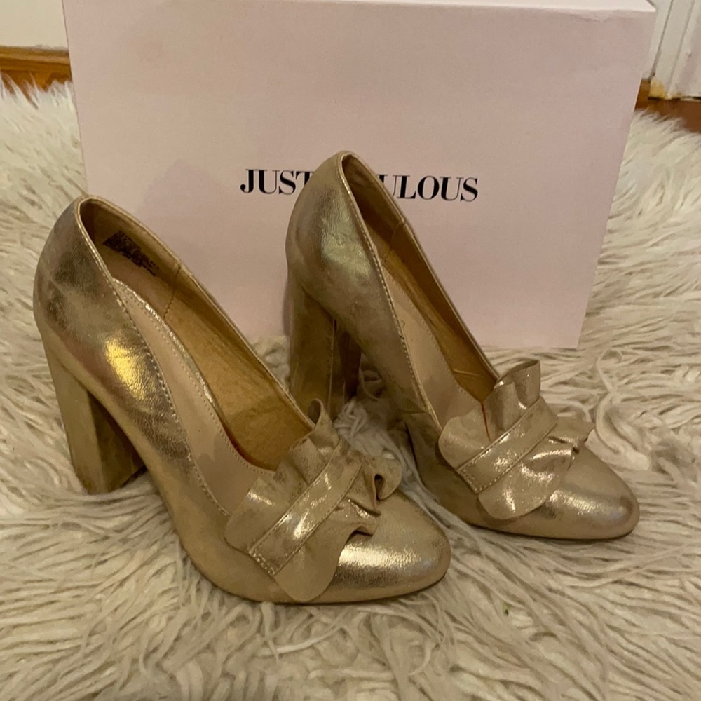 Gold heels